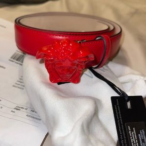Red Versace belt  (90/36)